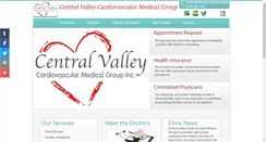 Desktop Screenshot of centralvalleycardiovascular.com